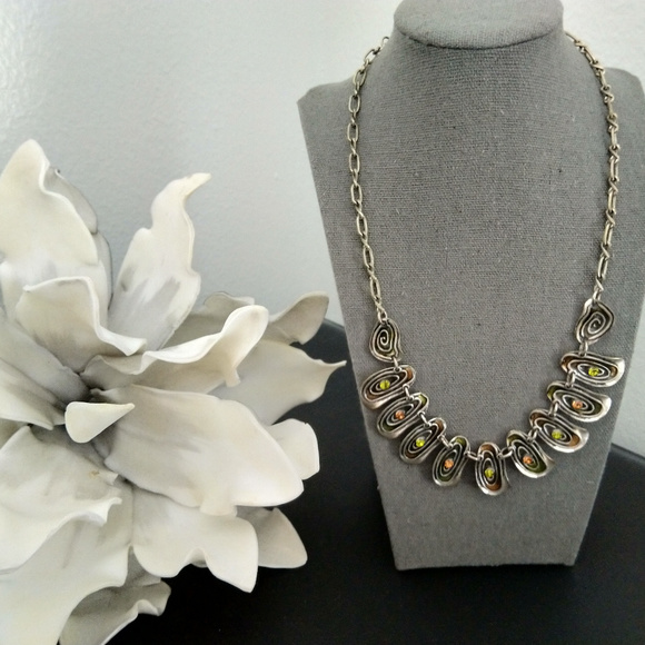 Jewel Box - 8"/9" Silvertone Necklace - Picture 2 of 5